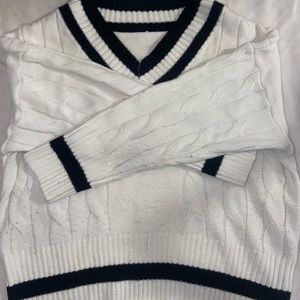 Cream knit sweater